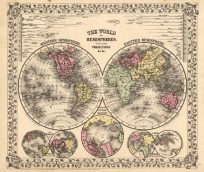 The World in Hemispheres with other Projections