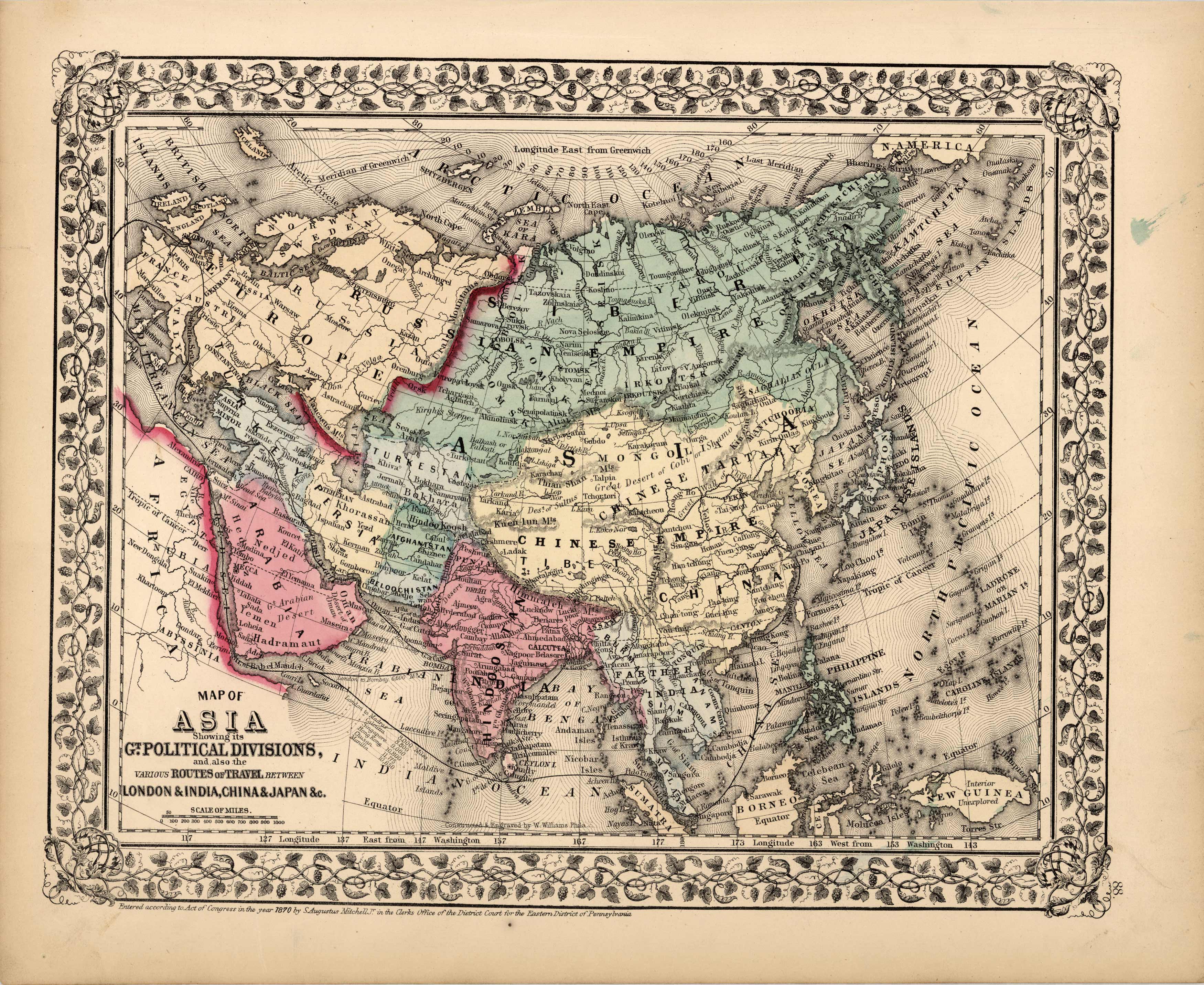 Map of Asia Map of Asia