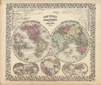 The World in Hemispheres with Other Projections