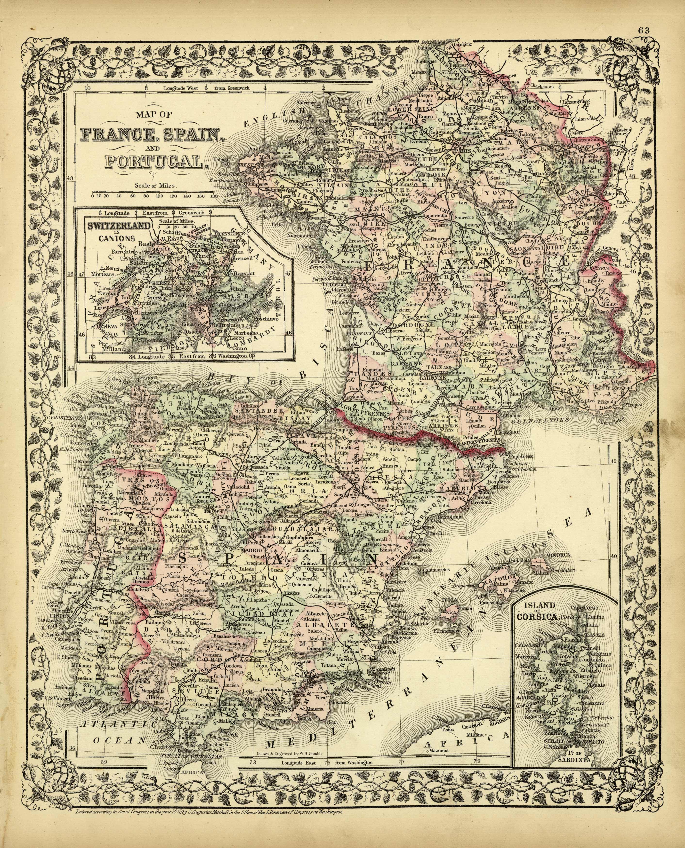 Map of France Map of France