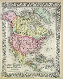Map of North America