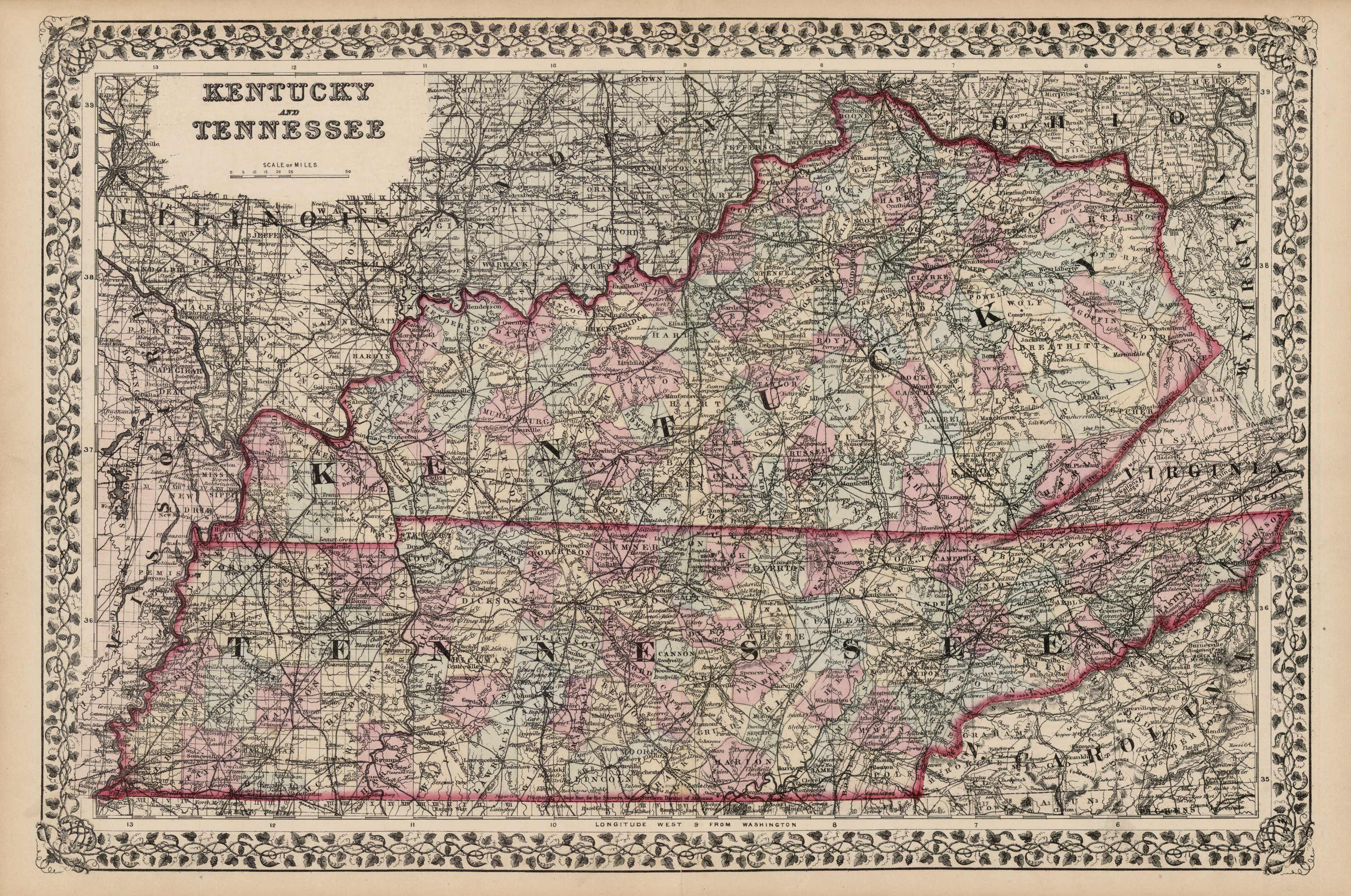 Kentucky and Tennessee Kentucky and Tennessee