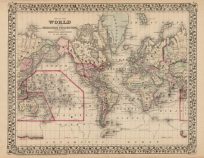 Map of the World on the Mercator Projection