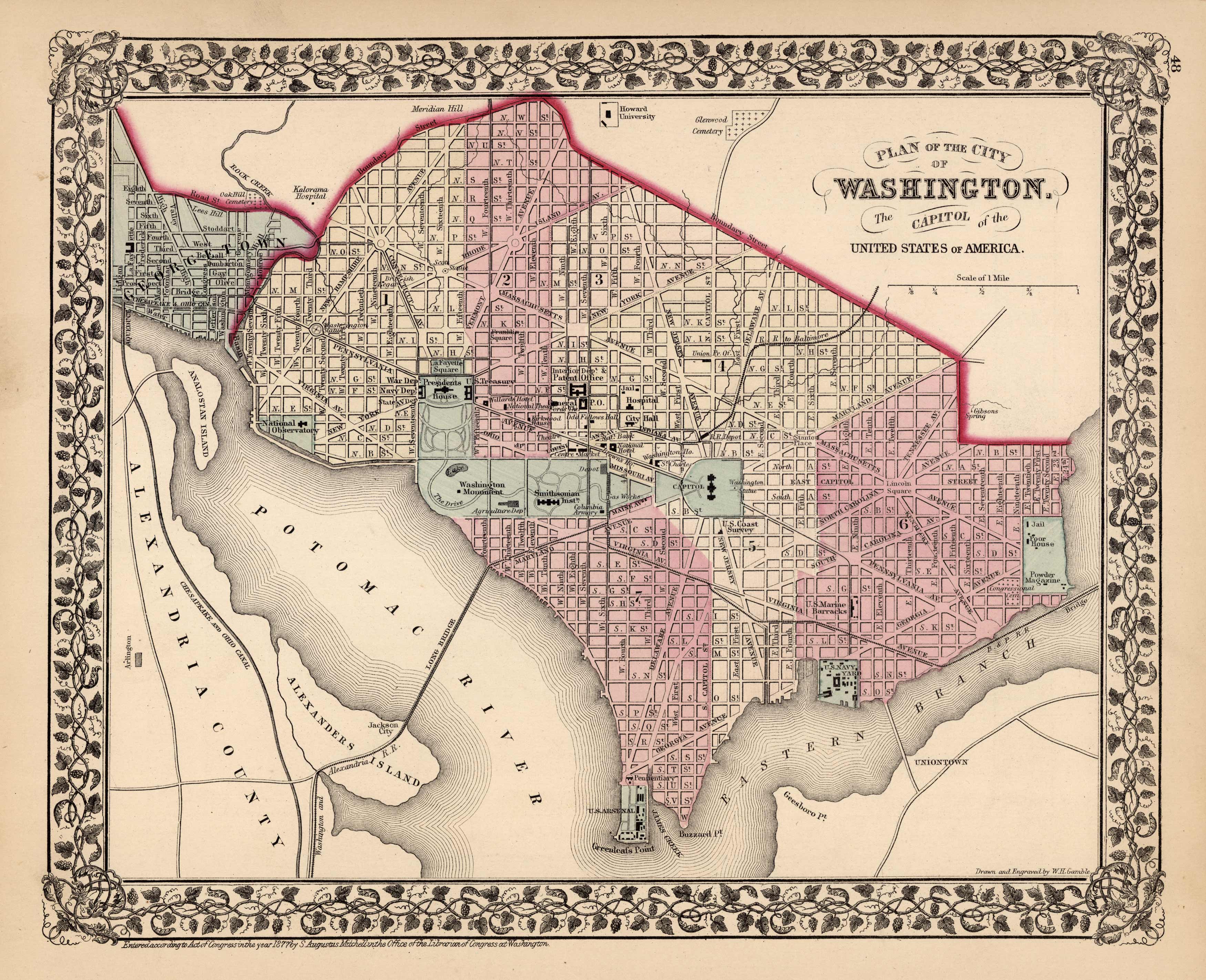 Plan of the City of Washington