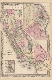 County Map of the State of California