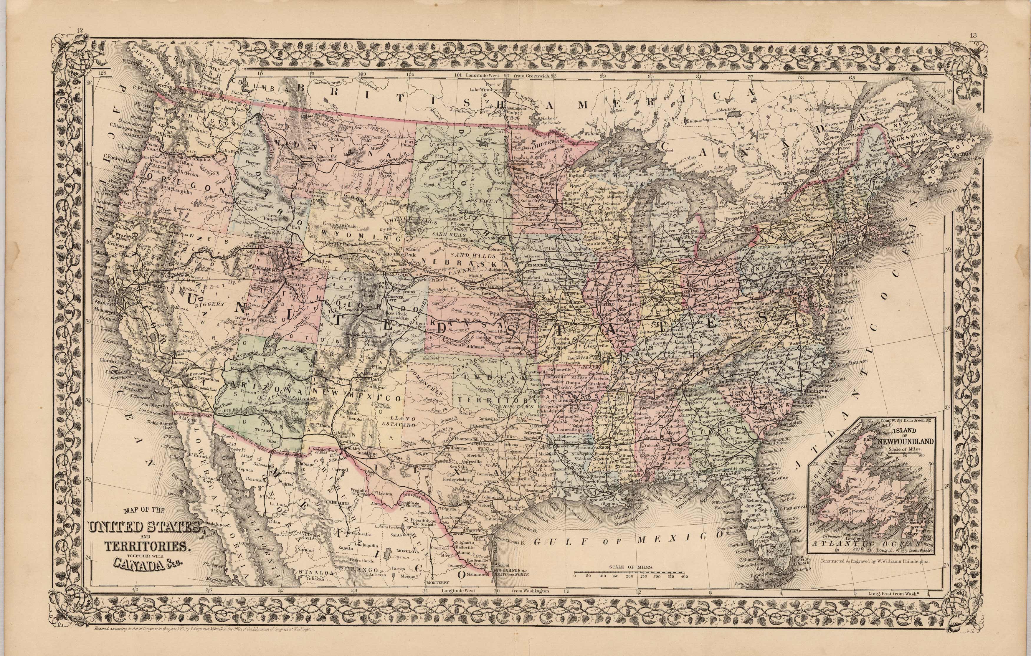 Map of the United States