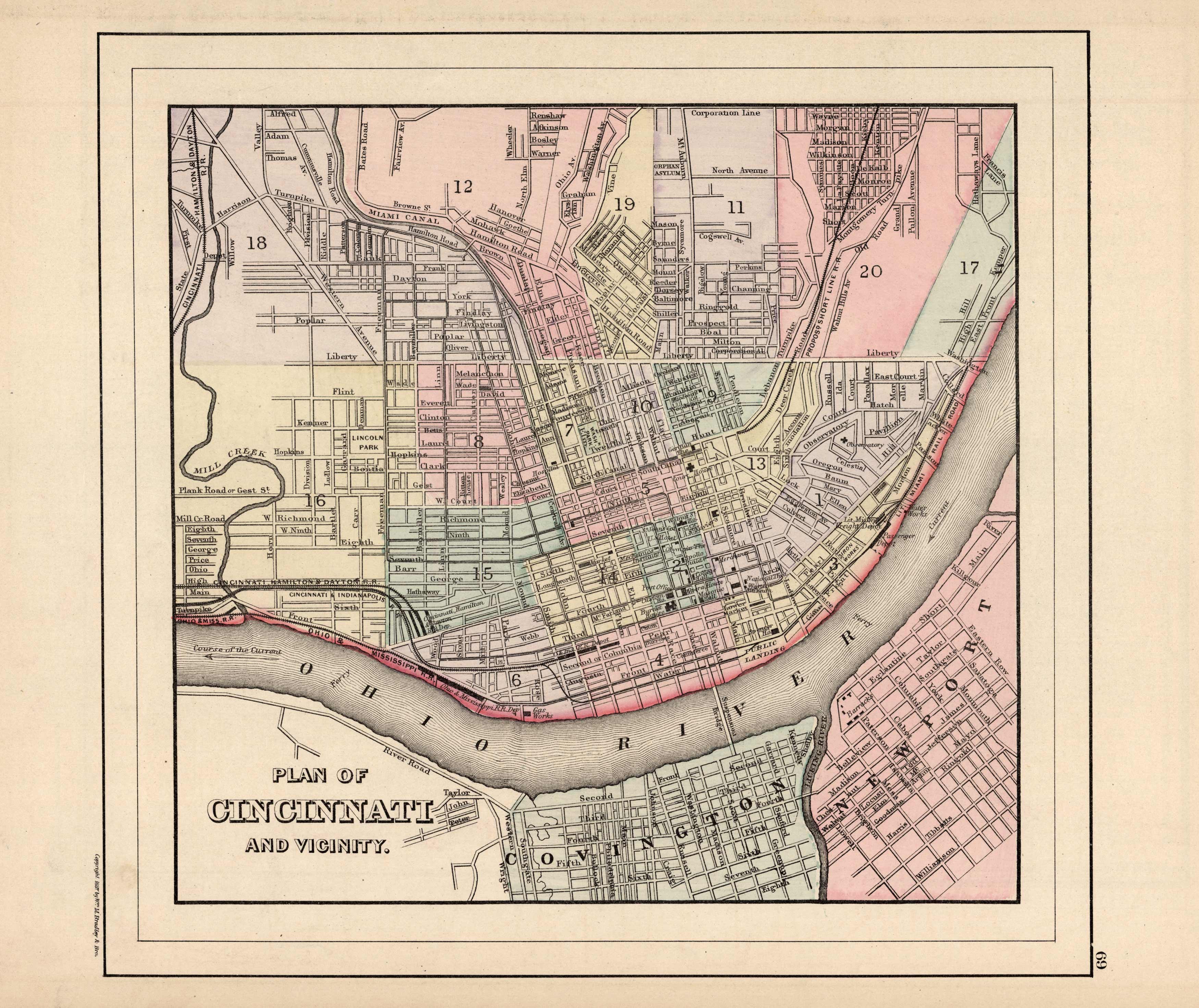 Plan of Cincinnati and Vicinity