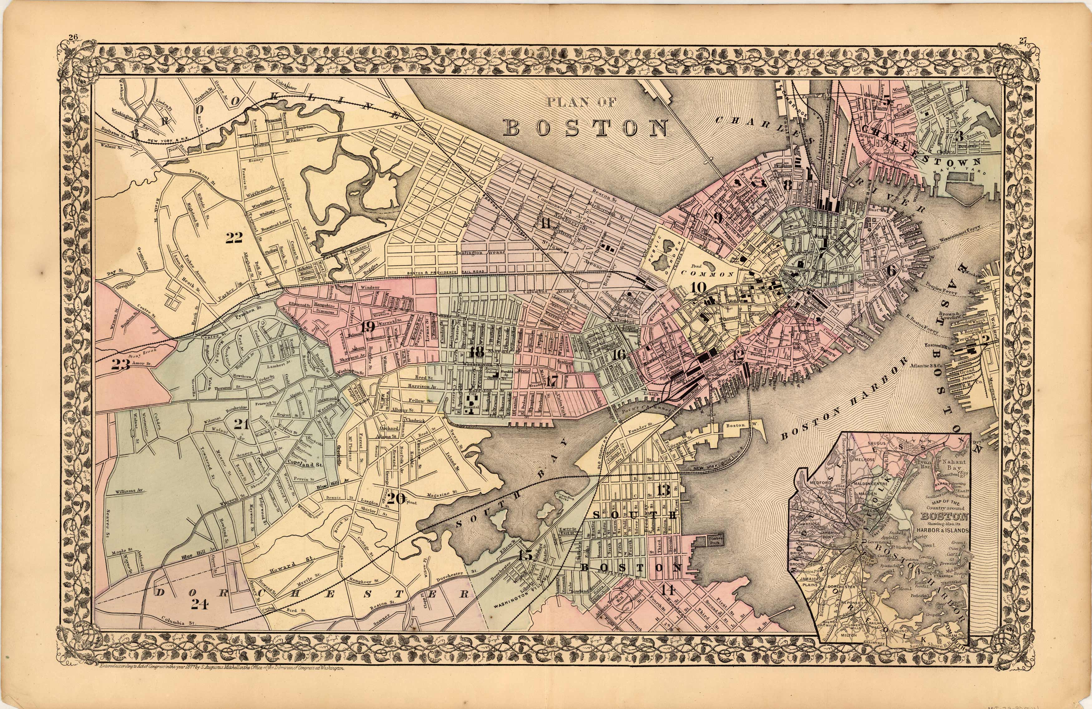 Plan of Boston Plan of Boston
