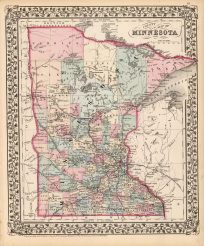 County Map of Minnesota