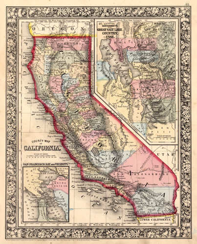 County Map of California