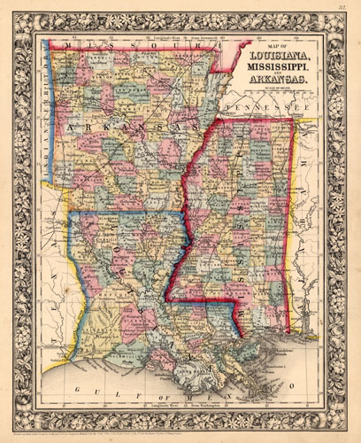 Map of Louisiana