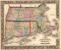 County Map of Massachusetts