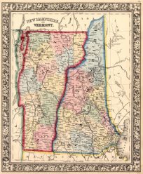 New Hampshire and Vermont