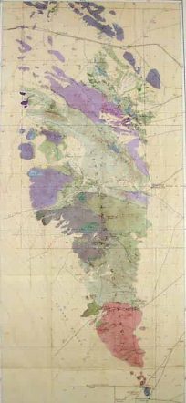 Geologic and Topographic Map of the Little Hatchet Mountains