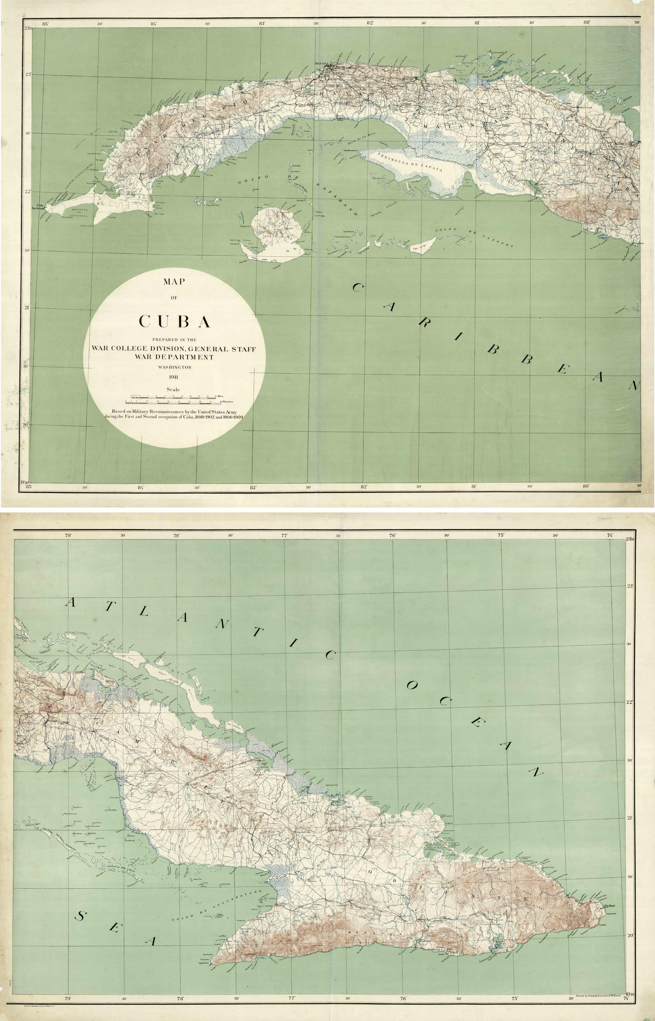 Map of Cuba