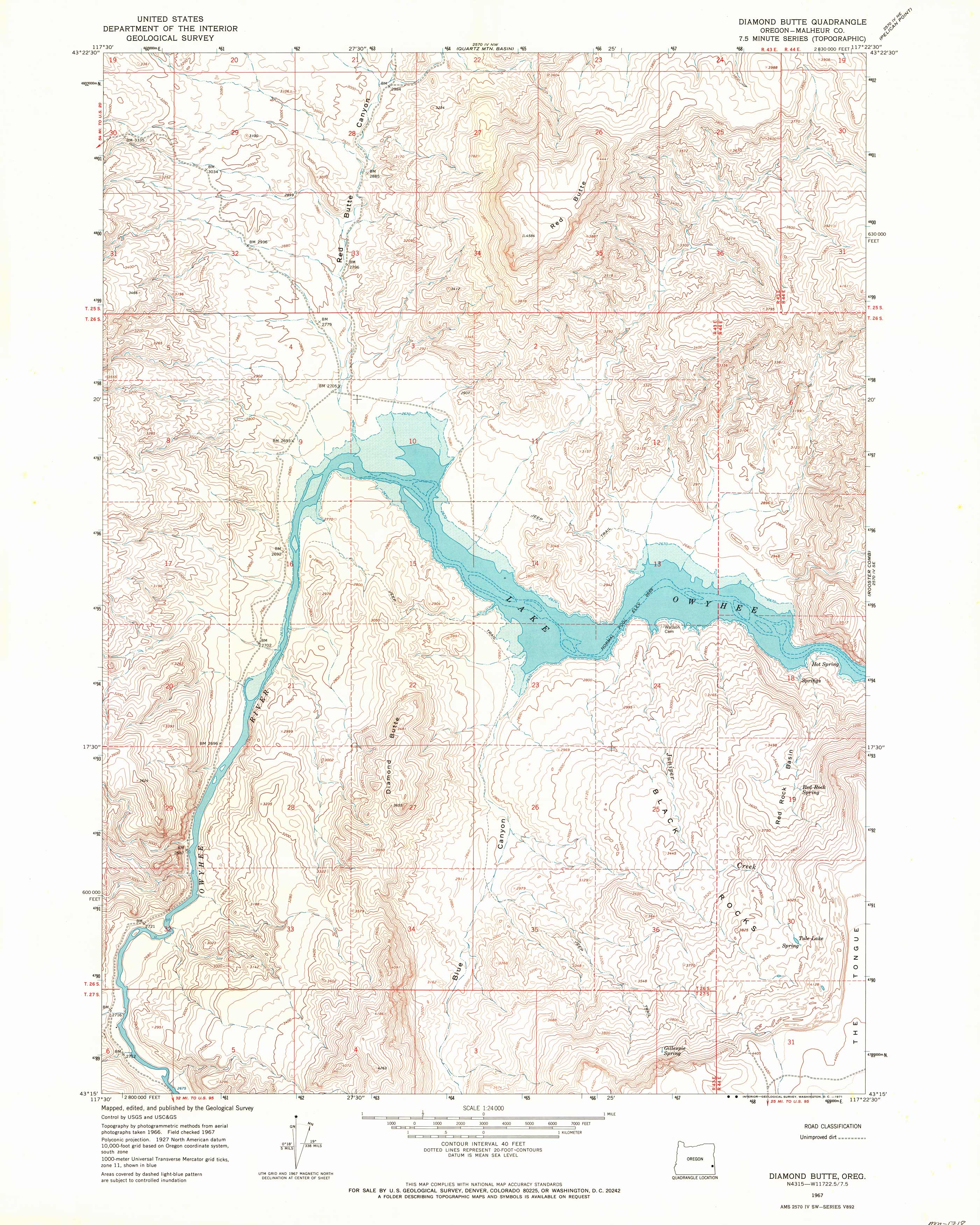 Diamond Butte Quadrangle Diamond Butte Quadrangle