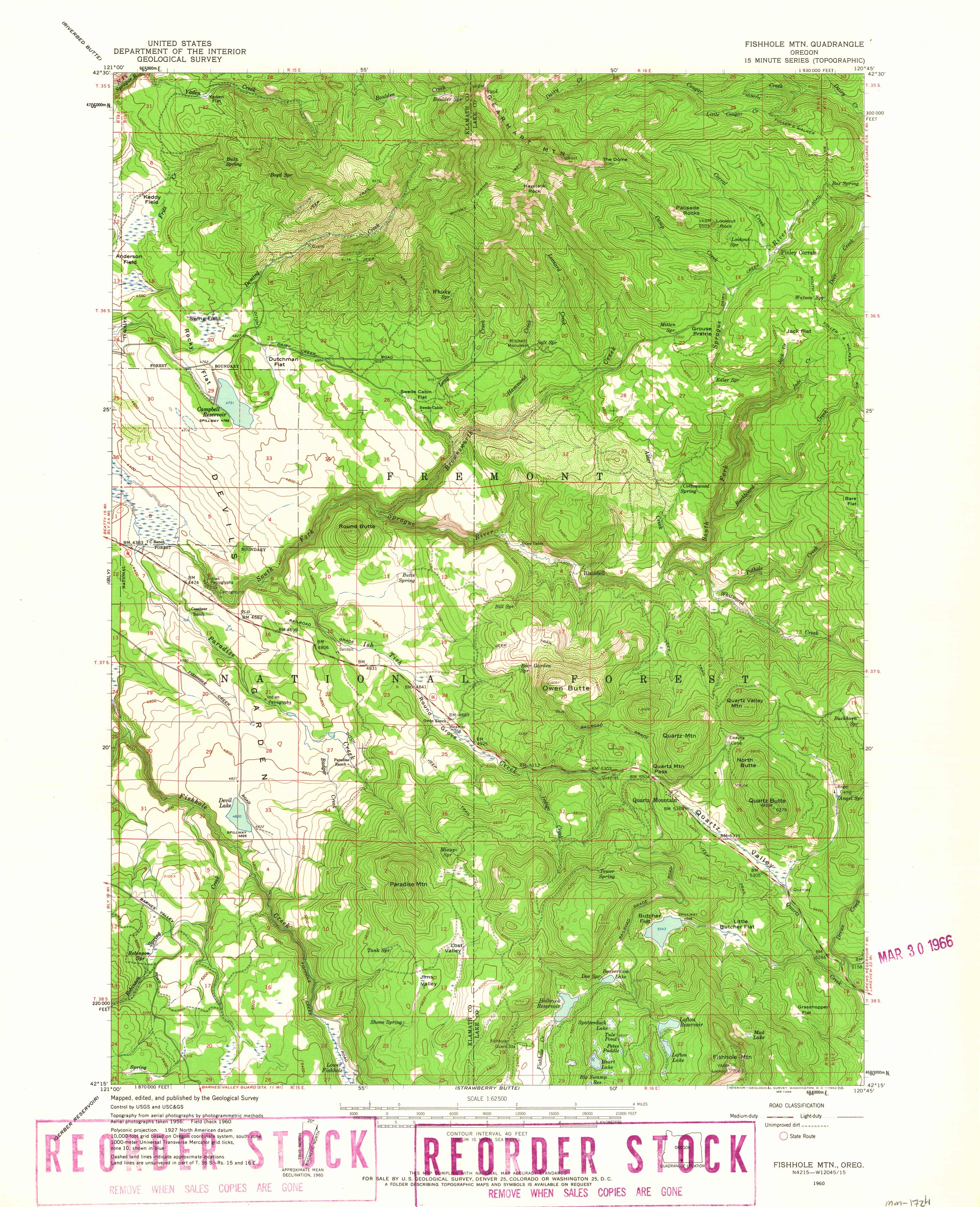 Fishhole Mtn. Quadrangle
