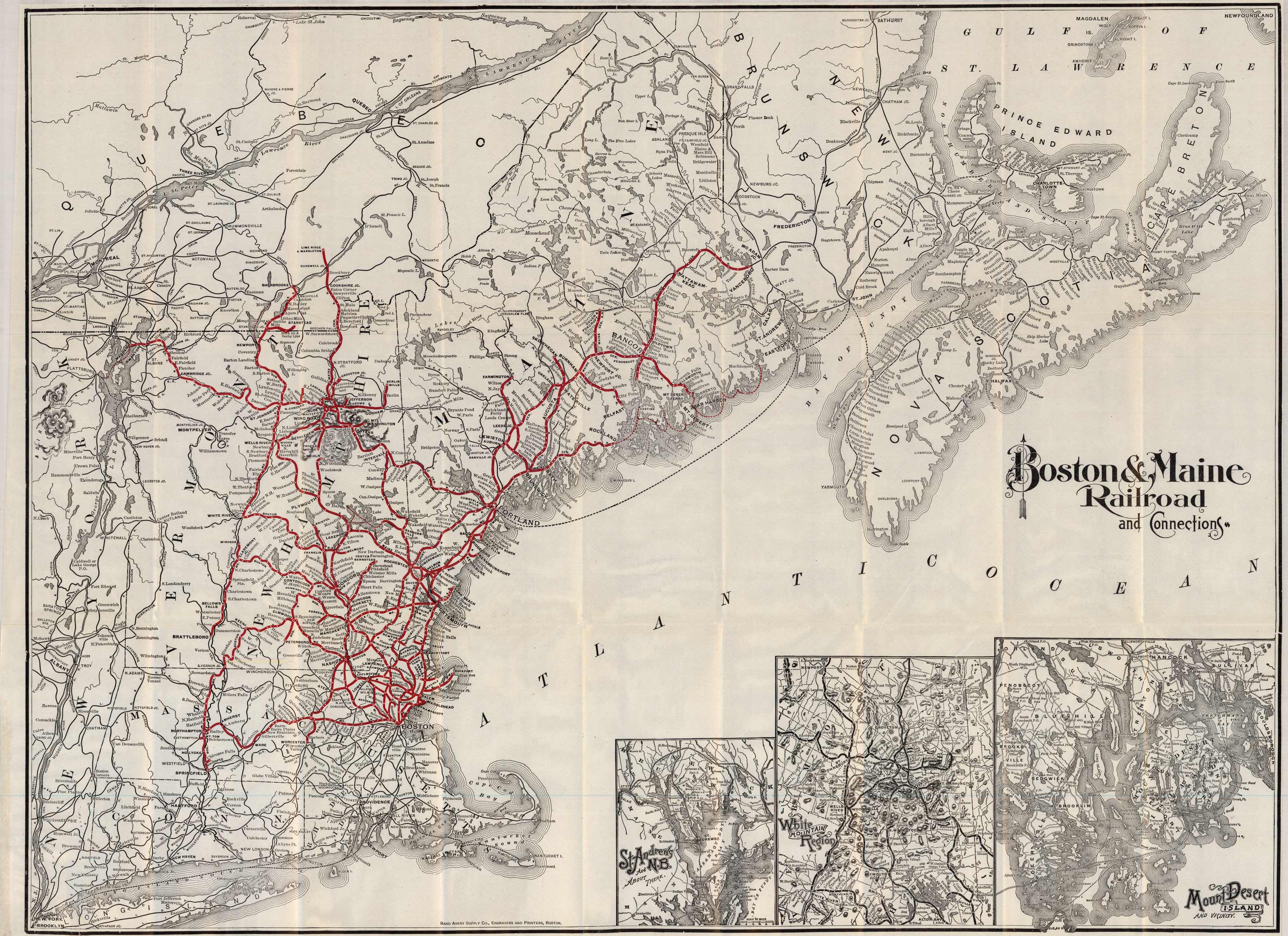 Boston & Maine Railroad and Connections