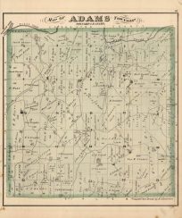 Map of Adams Township (Ohio)
