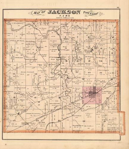 Map of Jackson Township (Ohio)