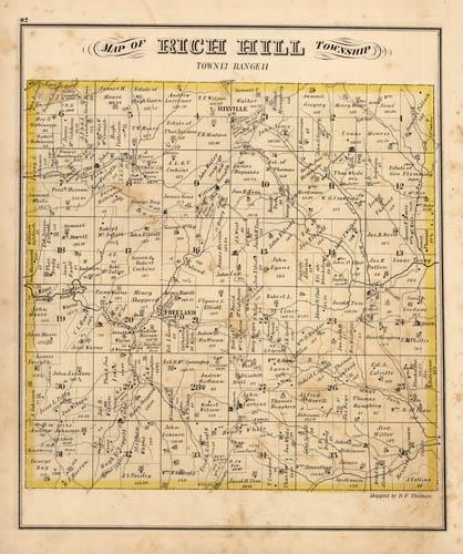 Map of Rich Hill Township (Ohio)