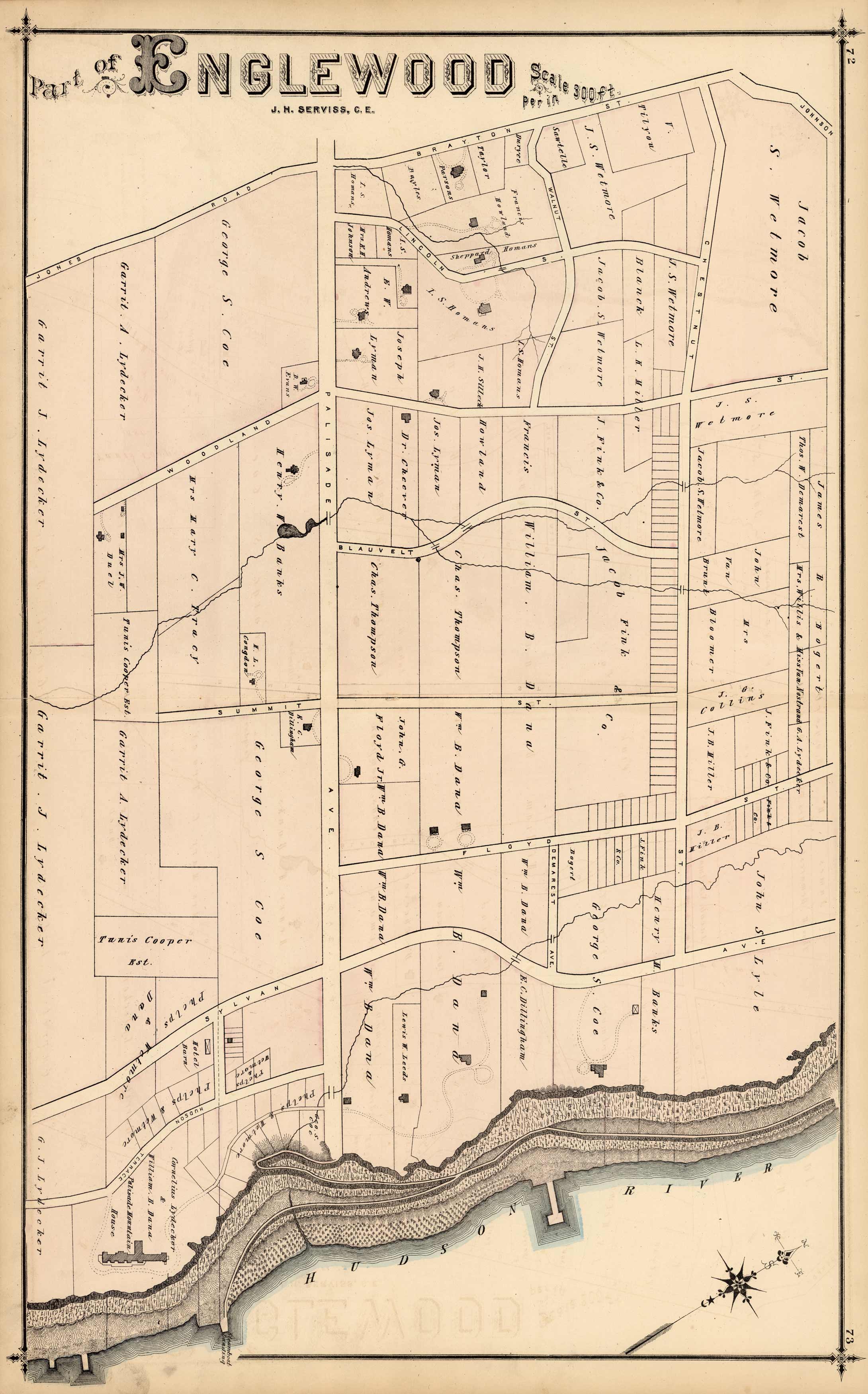 Part of Englewood (New Jersey) J.H. Serviss