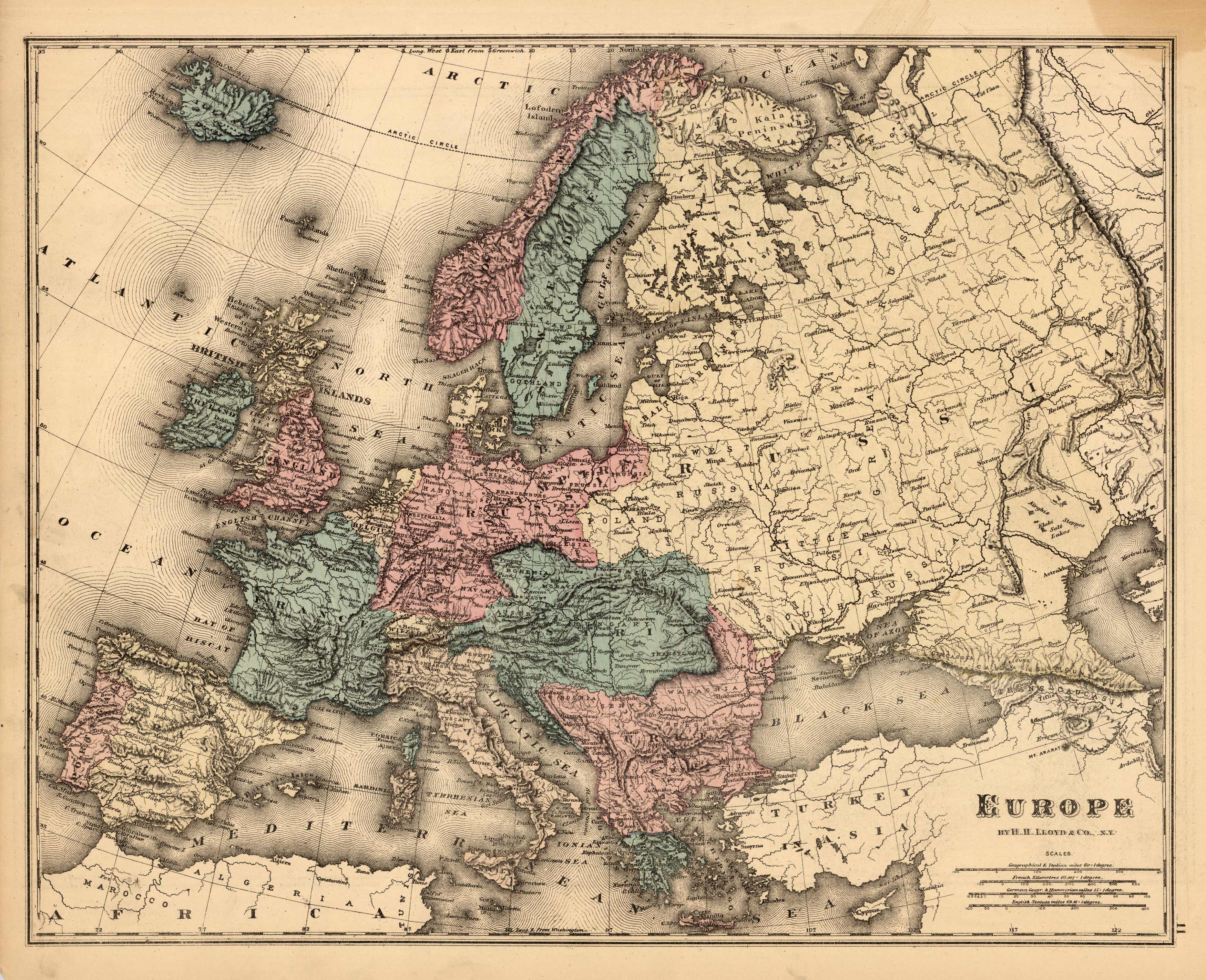 Europe by H.H. Lloyd & Co. Europe by H.H. Lloyd & Co.