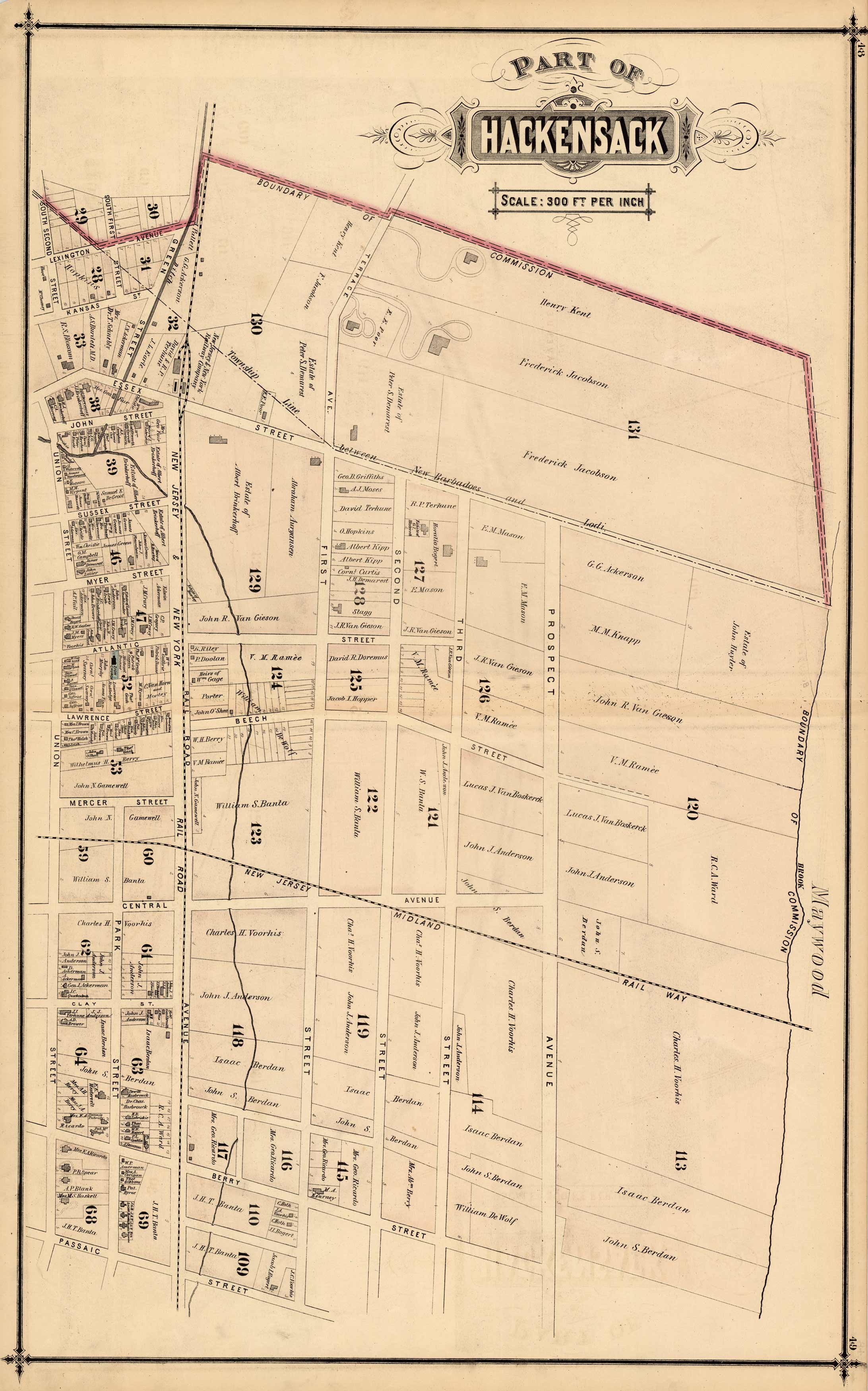 Part of Hackensack (New Jersey)