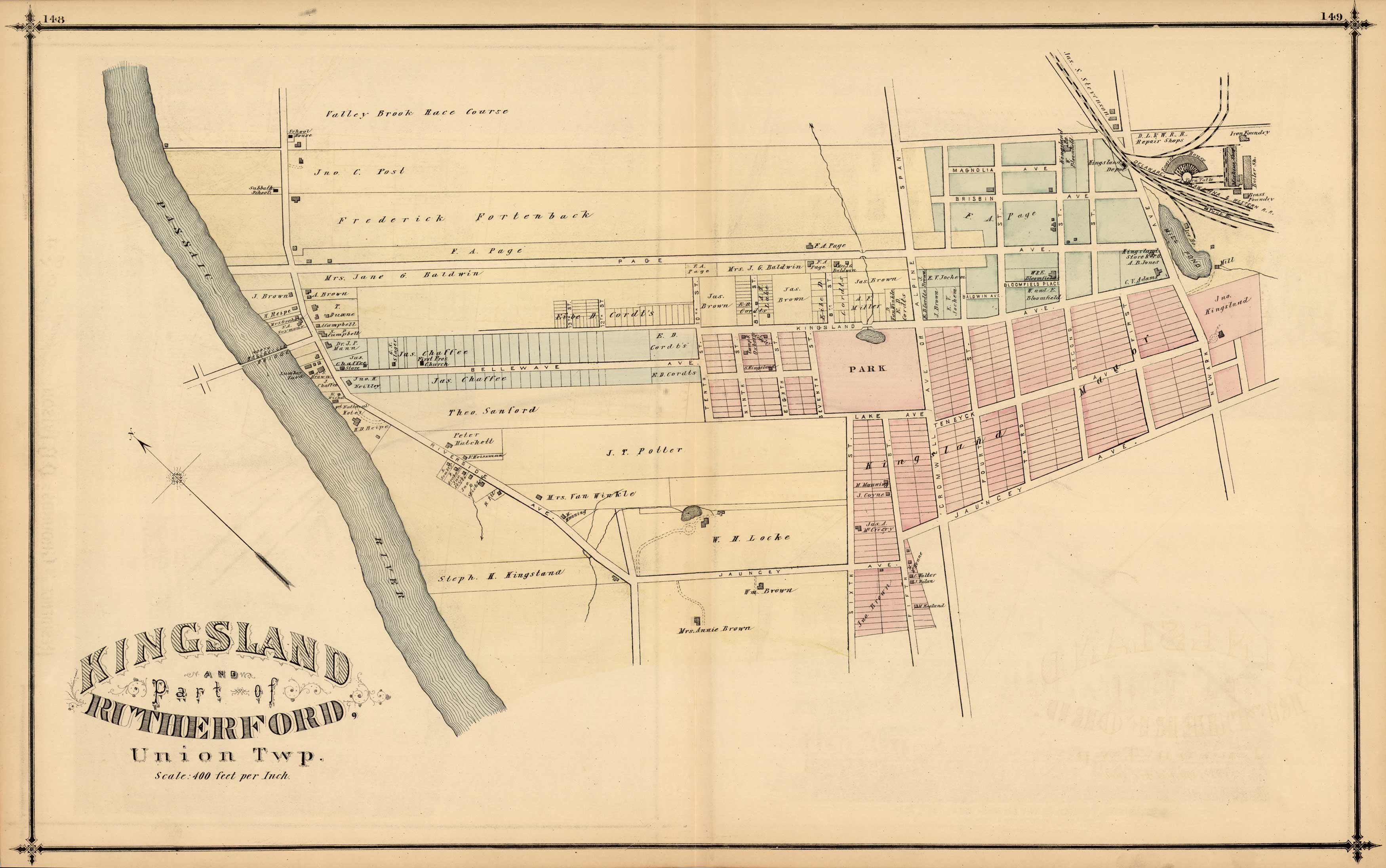 Kingsland and Part of Rutherford