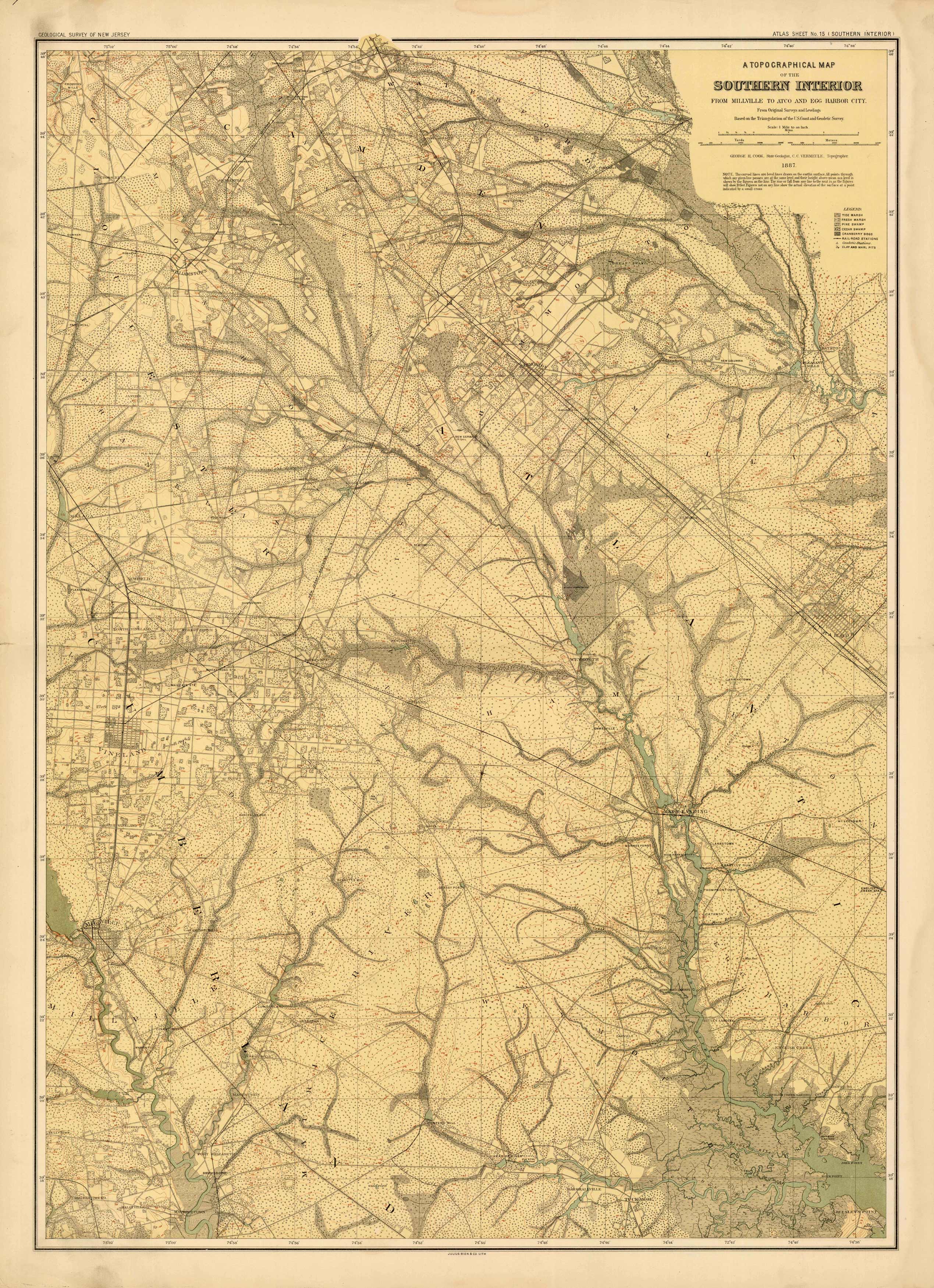 A Topographical Map of the Southern Interior A Topographical Map of the Southern Interior
