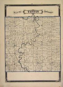 Map of Tiffin Township