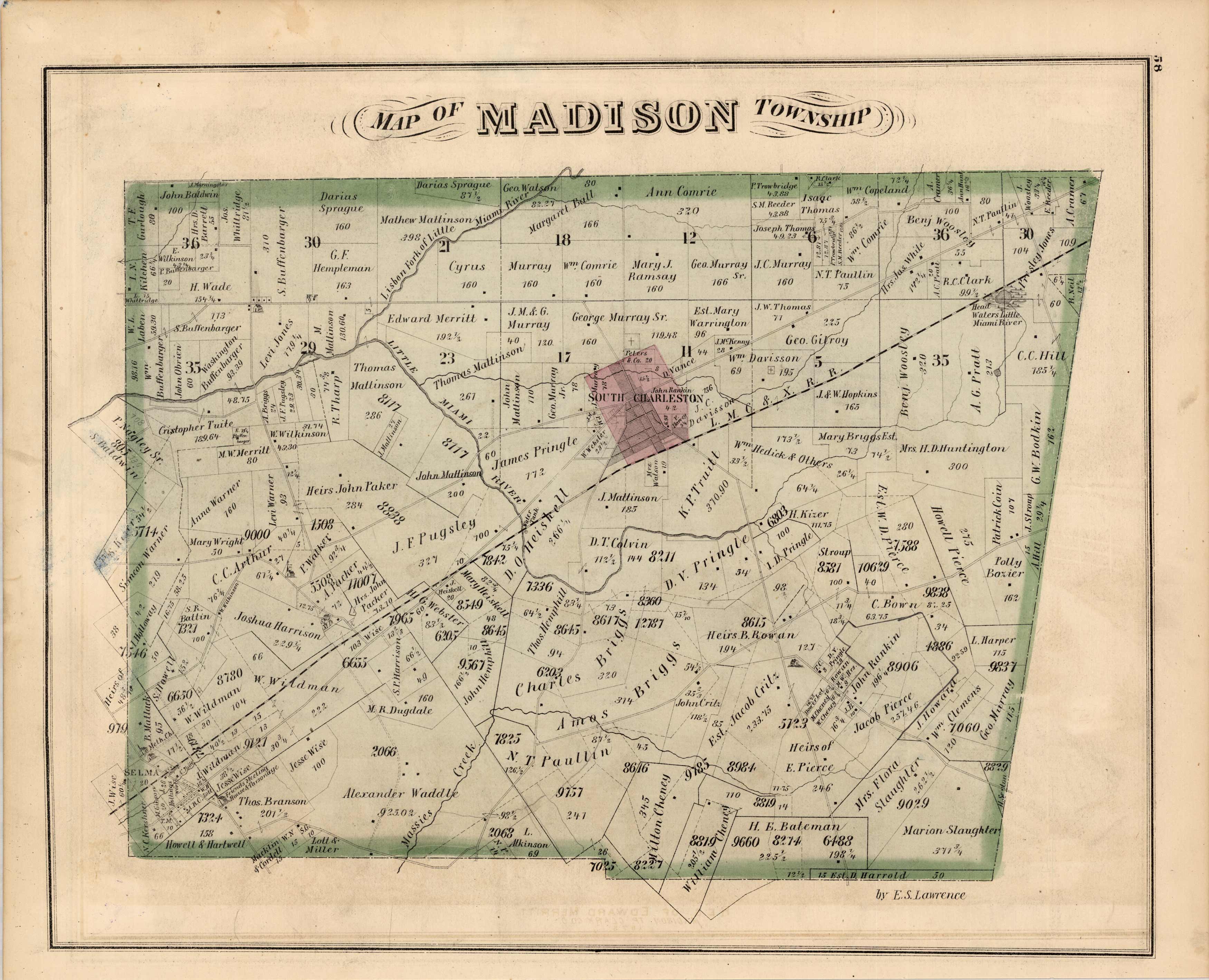 Map of Madison Township