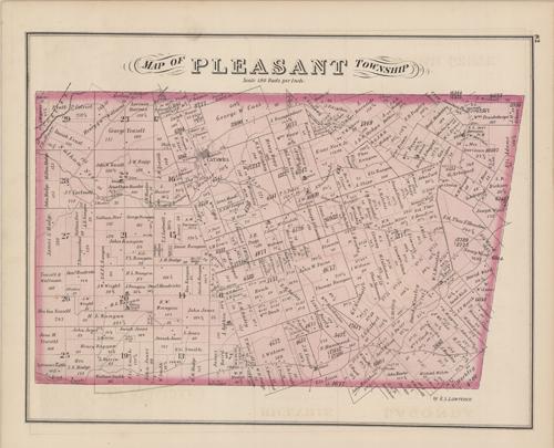 Map of Pleasant Township