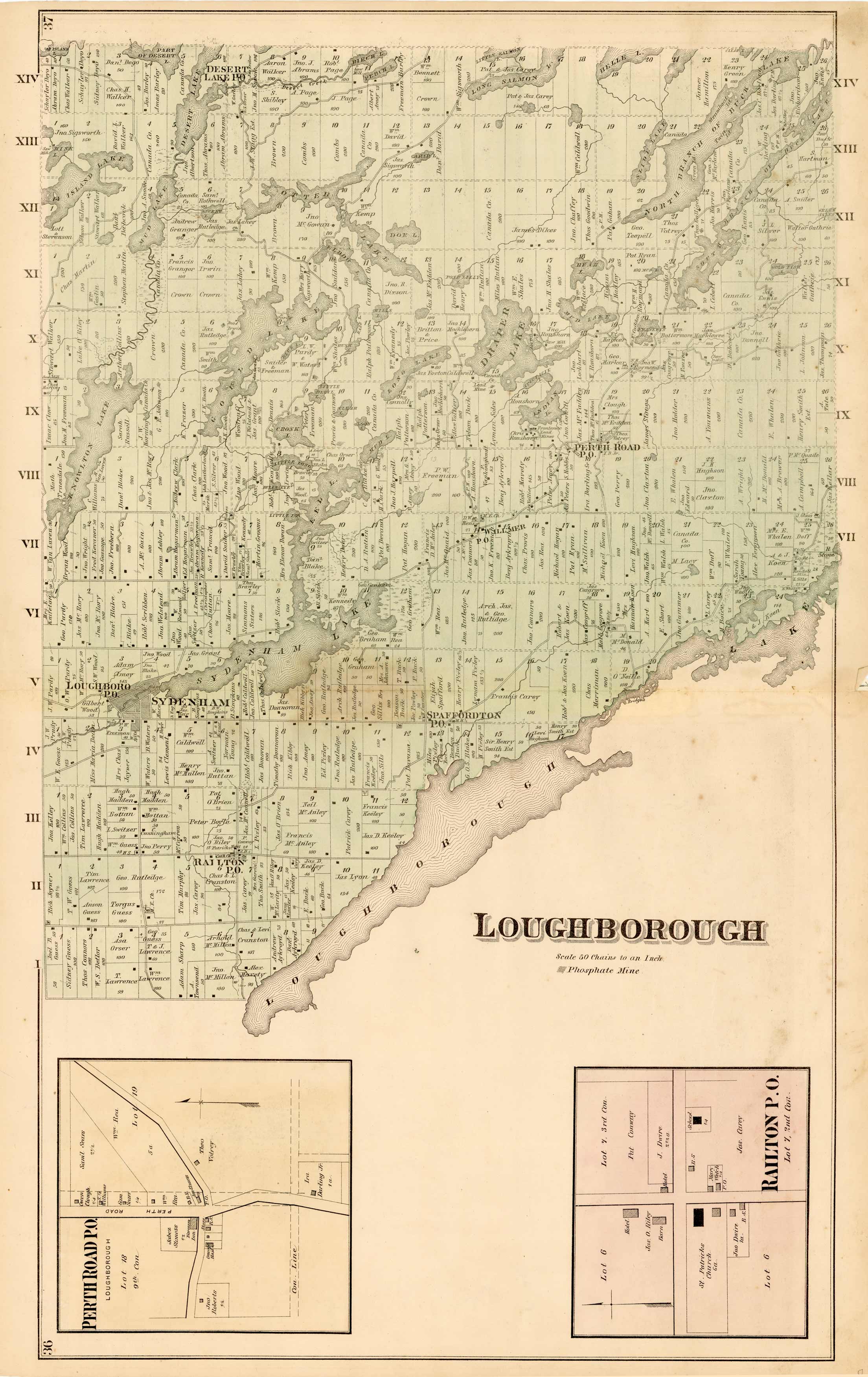 Loughborough - Railton P.O. - Perthroad P.O.