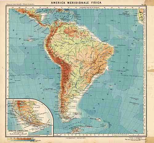 America Meridionale Fisica ( South America ) America Meridionale Fisica ( South America )