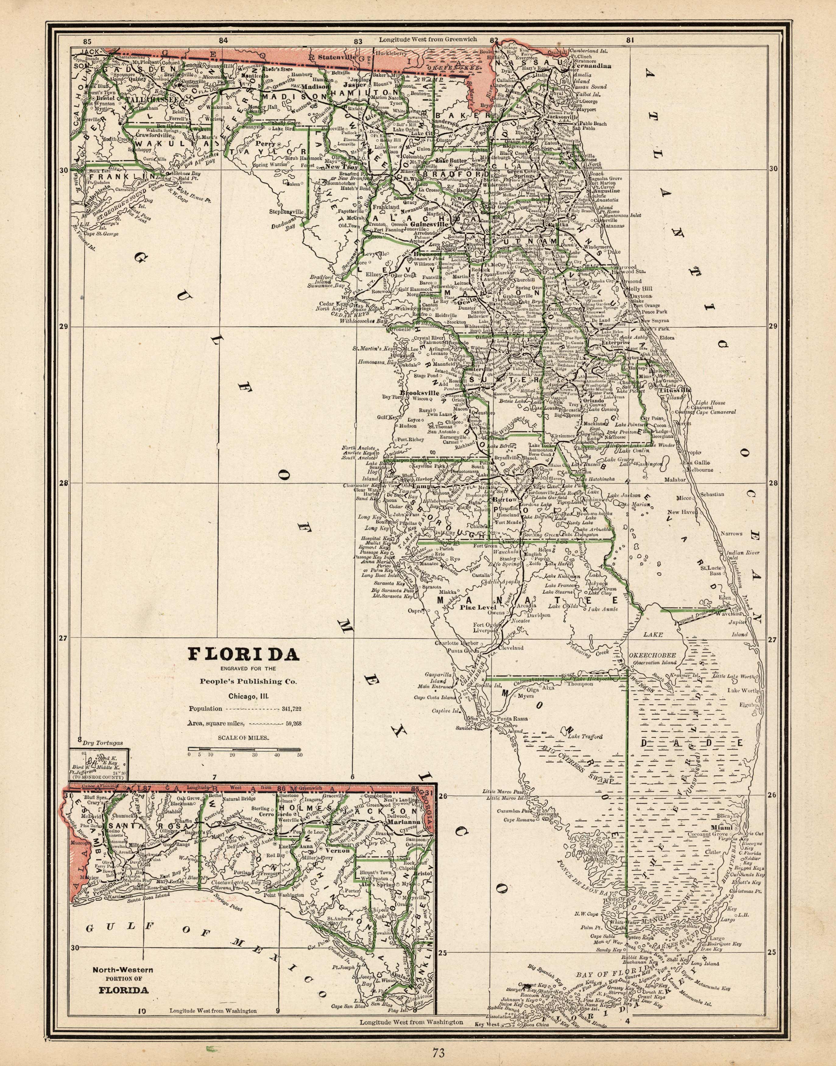 Map of Florida