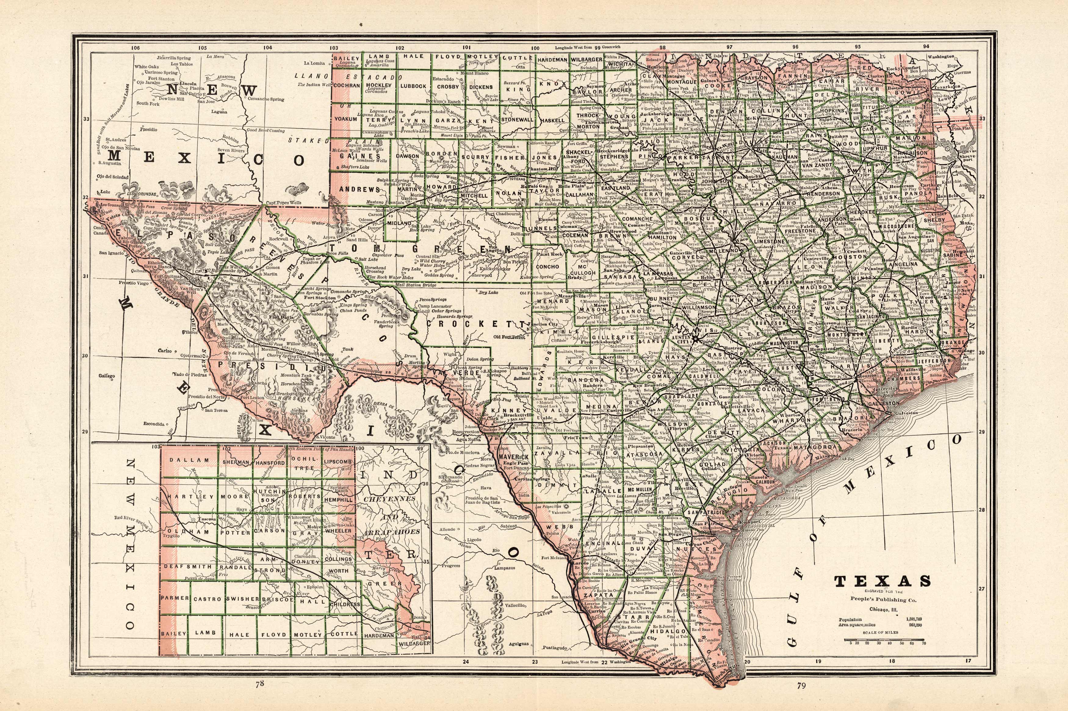 Map of Texas