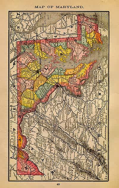 Map of Maryland