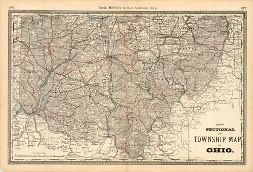 Sectional and Township Map of Southern Ohio Sectional and Township Map of Southern Ohio