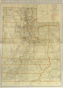 Rand McNally Standard Map of Utah