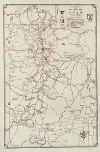 Rand McNally Junior Auto Road Map of Utah
