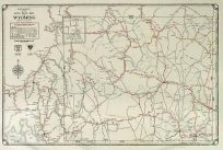 Rand McNally Junior Auto Road Map of Wyoming