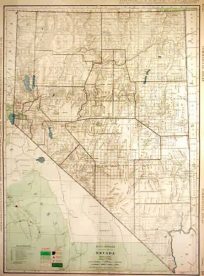 Rand McNally Standard Map of Nevada