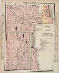 Map of the Central Portion of Chicago