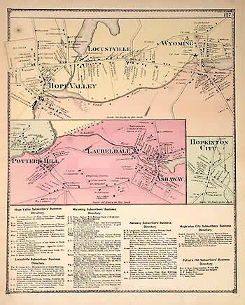 Three Maps of the Towns of Wyoming
