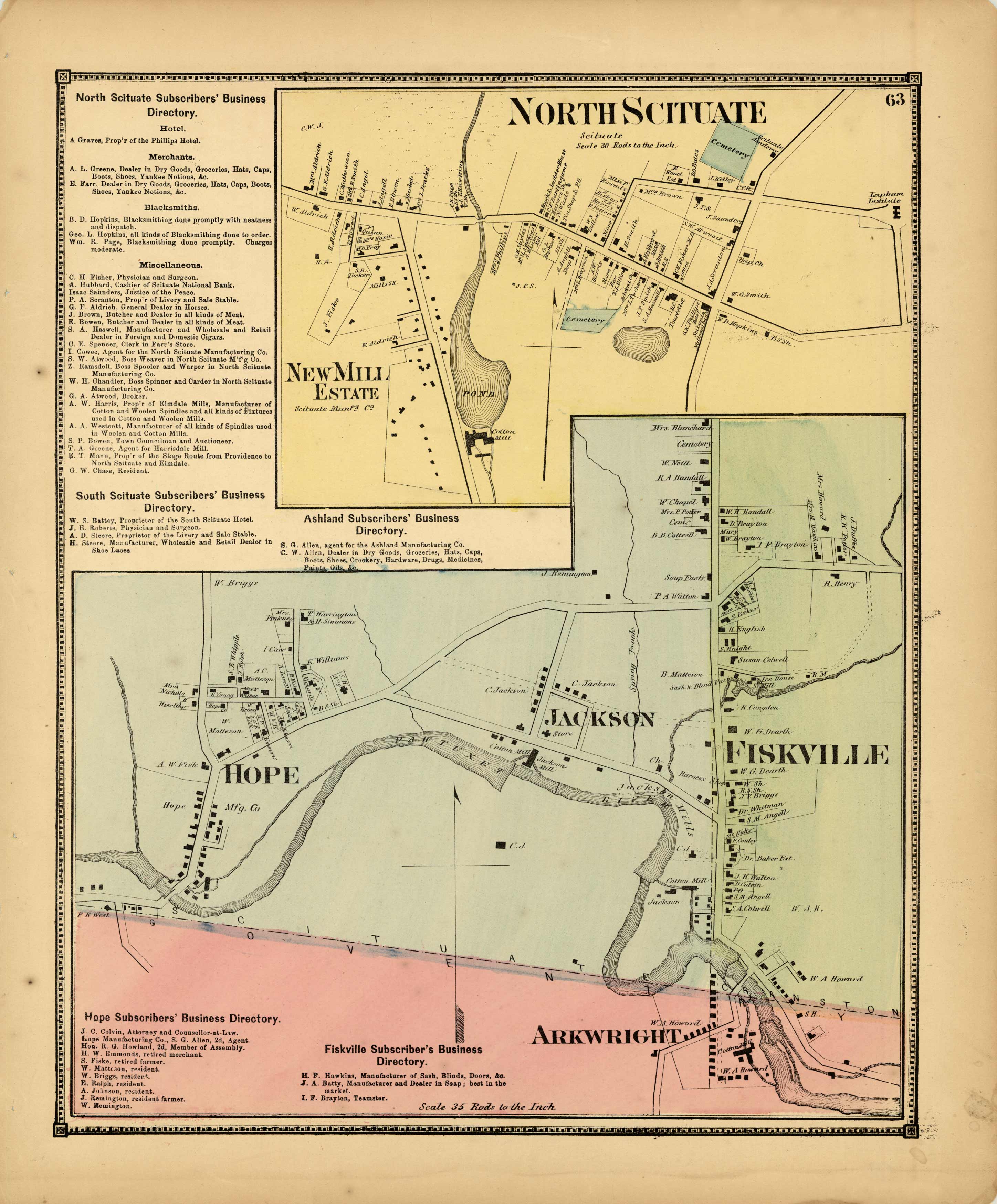 North Scituate and South Scituate