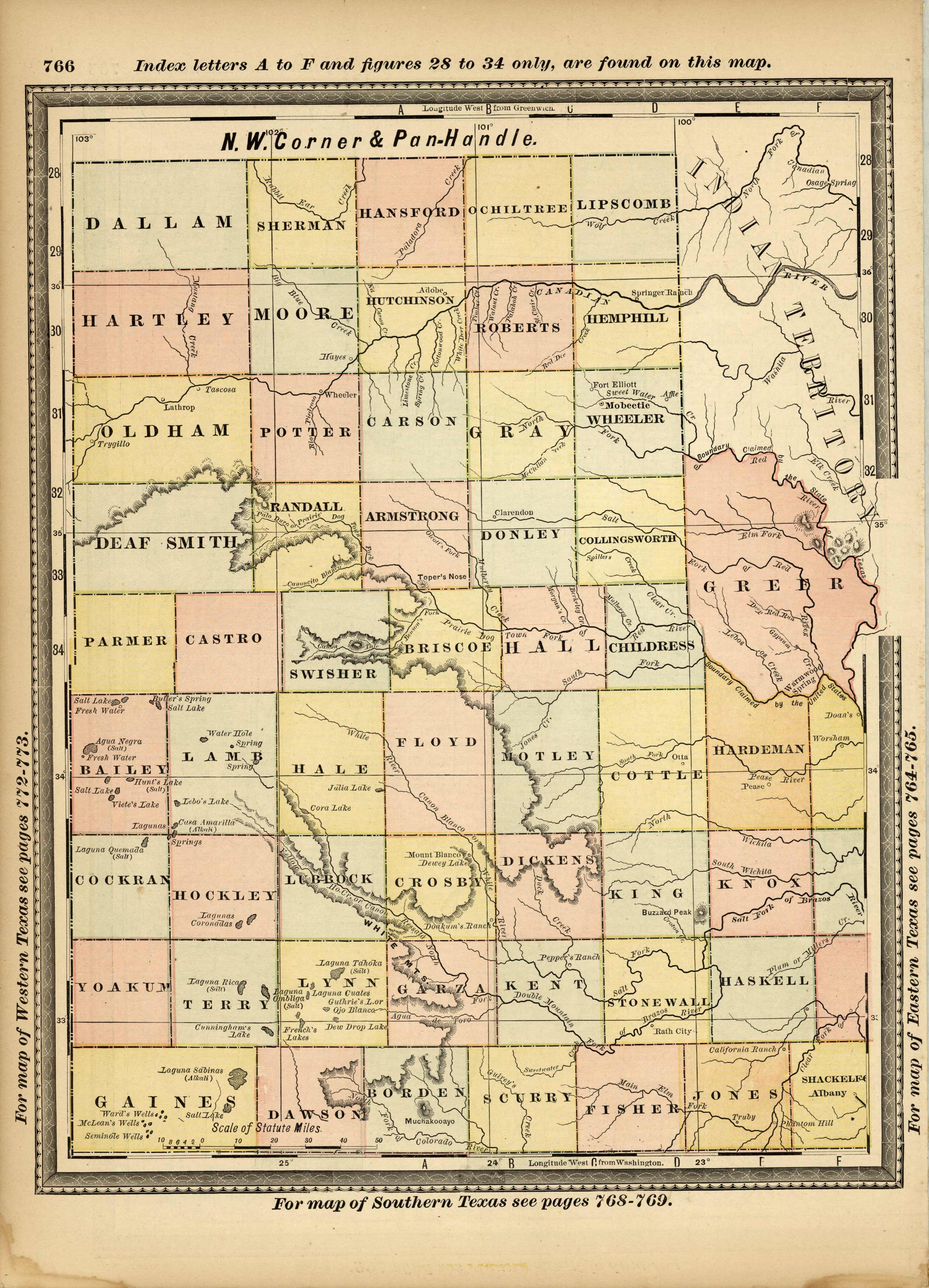 Texas (north and central)