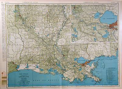 Standard Map of Louisiana