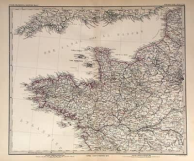 Frankreich in 4 Blattern (Blatt 1) Frankreich in 4 Blattern (Blatt 1)