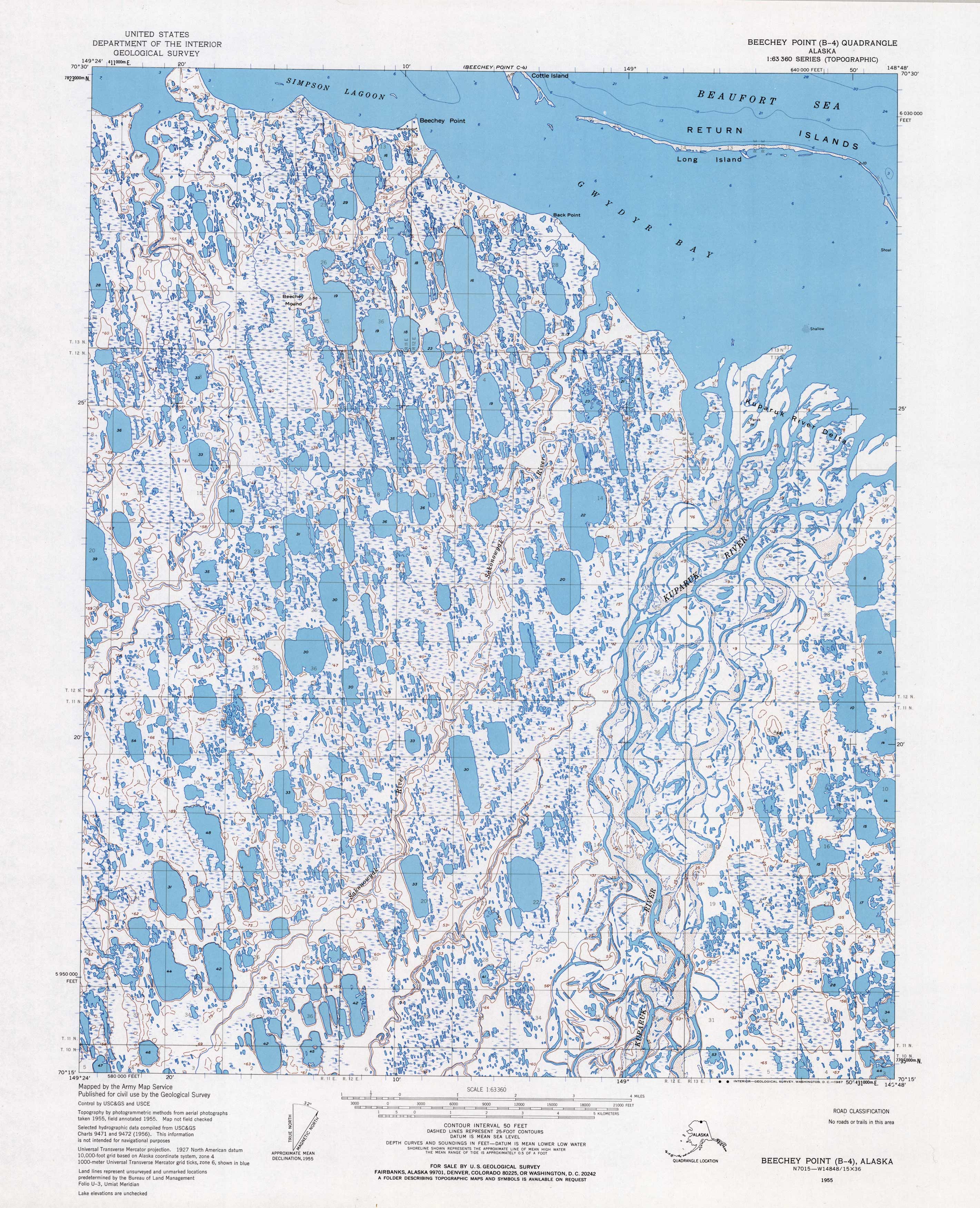 Beechey Point (B-4) Quadrangle Alaska
